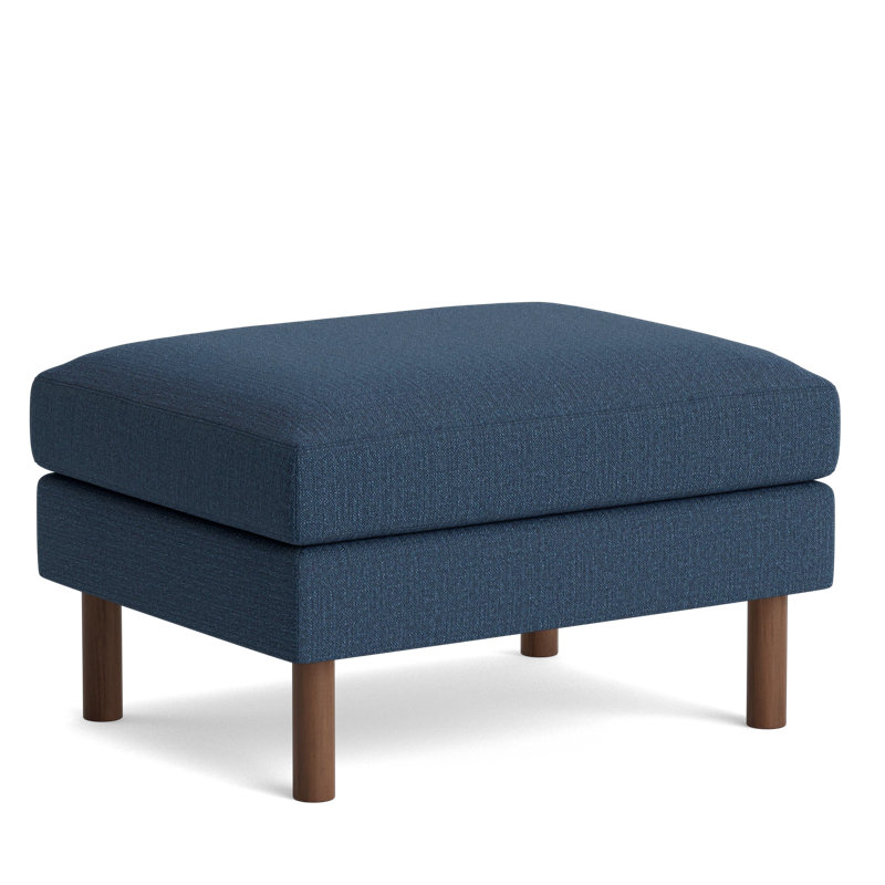 Laguna Ottoman, Performance Weave - Navy