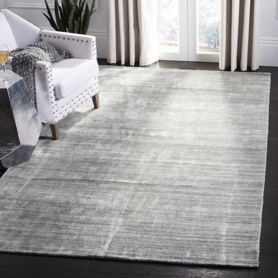 Mcelroy Hand-Loomed Light Gray Area Rug