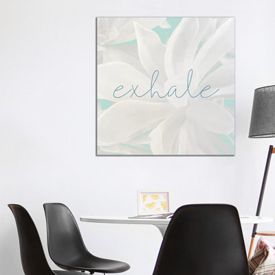 Exhale by Kimberly Allen - Wrapped Canvas Print