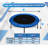Machrus 40" Upper Bounce Mini Trampoline - Rebounder Exercise Fitness Indoor Trampoline