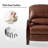 Alexandra 30" W Mid-Century Modern Manual Recliner with Bentwood Arms-289303500