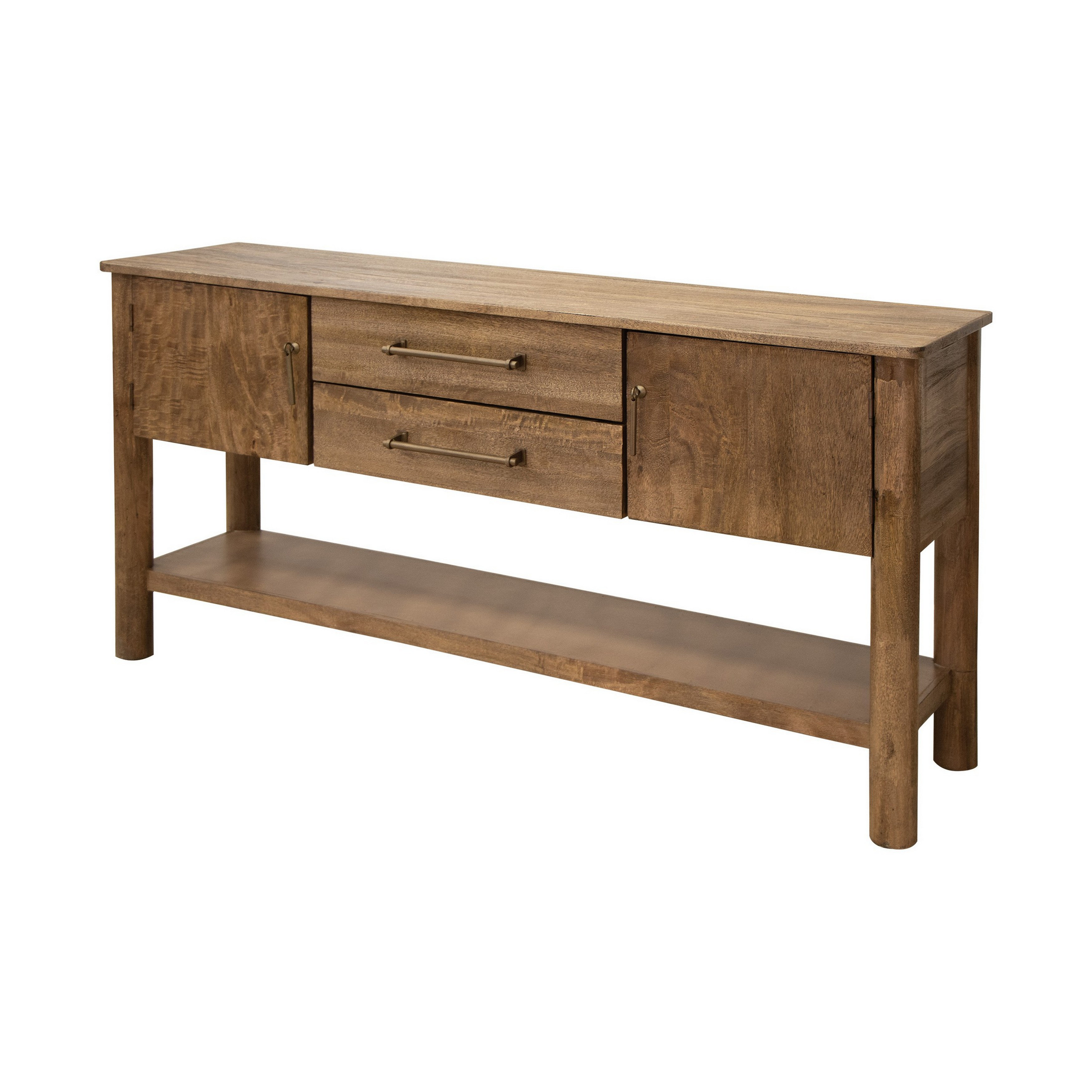 Loon Peak® Gaynel 59.75'' Solid Wood Top Console Table | Wayfair