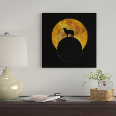 " Wolf On The Moon " by Barruf