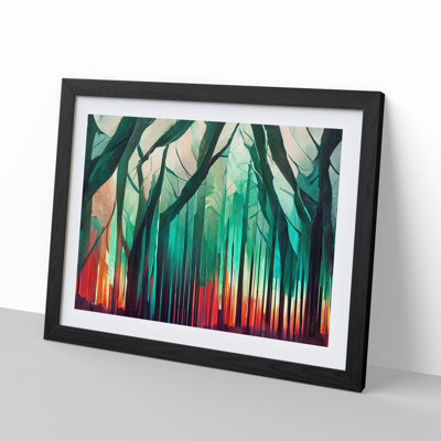 XH1022-2806X Dreamlike Abstract Forest Vol.3 - Single Picture Frame Print