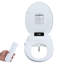 Siège de toilette électrique bidet avec télécommande, siège de toilette chauffant, eau chaude instantanée, séchoir à air chaud, couvercle à fermeture lente, affichage à DEL