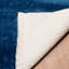 Tapis bleu cobalt à poils longs Tarlton-268775804