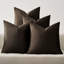 Ensemble de 4 housses de coussin en velours de luxe, housse décorative douce pour canapé-lit, salon, canapé, chambre à coucher-125420958-118196147
