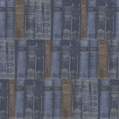 Rouleau de papier peint livres de bibliothèque Nostalgie