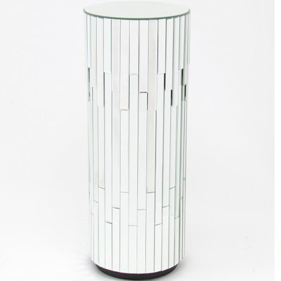 Asuka Mirrored Glass Top End Table