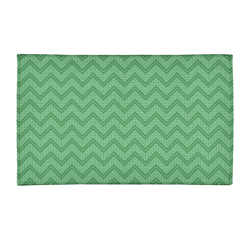 Chenille Chevron Indoor Rug, Rectangle 2' x 3'