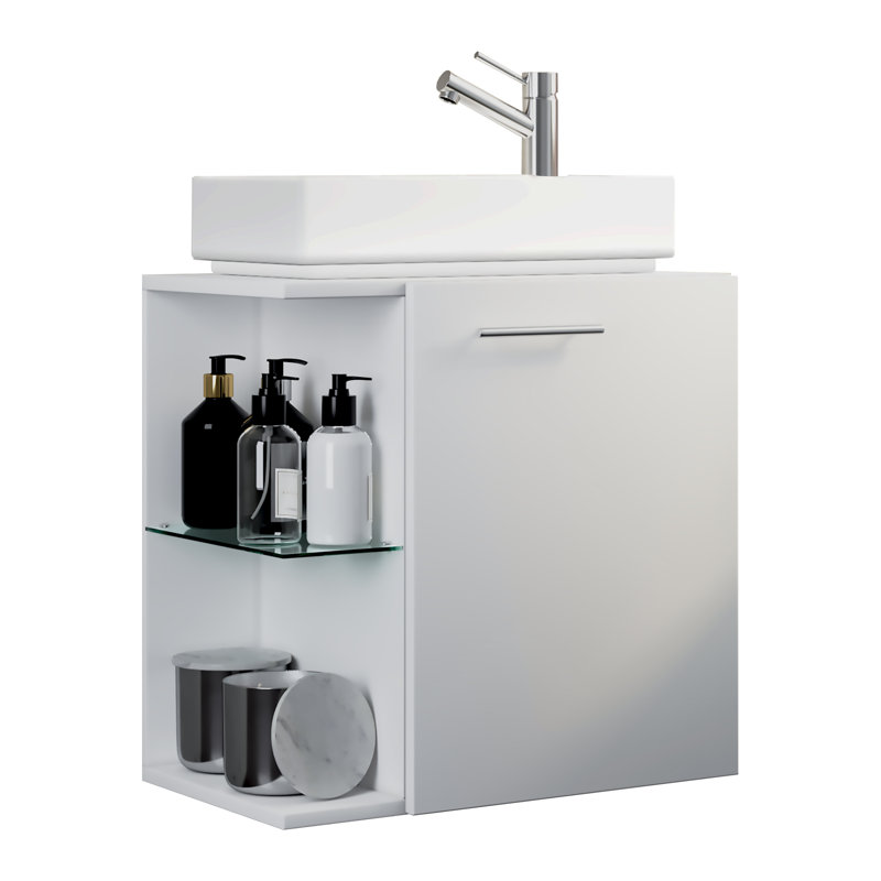 Raminta Bathroom Furniture Suite, White