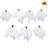 7Pcs 19.6” Halloween Hanging Ghost