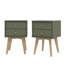 ABBY Manufactured Wood Bedside Table Sets of 2-115828334