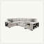 Canapé modulaire rembourré 5 pièces Xareni-950637202