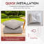 Coussins de remplacement pour meubles d'extérieur 24 po x 22 po Carolina-123628622-123627883