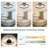 20 Inch Modern Flush Mount Smart Ceiling Fan With Lights And APP Control, Low Profile Bladeless Fandelier, Reversible DC Motor Ceiling Fan for Bedroom-1613875991