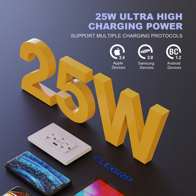 20 Tamper Resistant Duplex Outlet