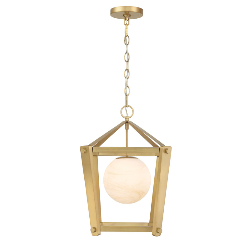1 luminaire suspendu, H 18,75 po x l 13 po
