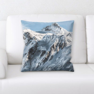 Microsuede Reversible Throw Pillow