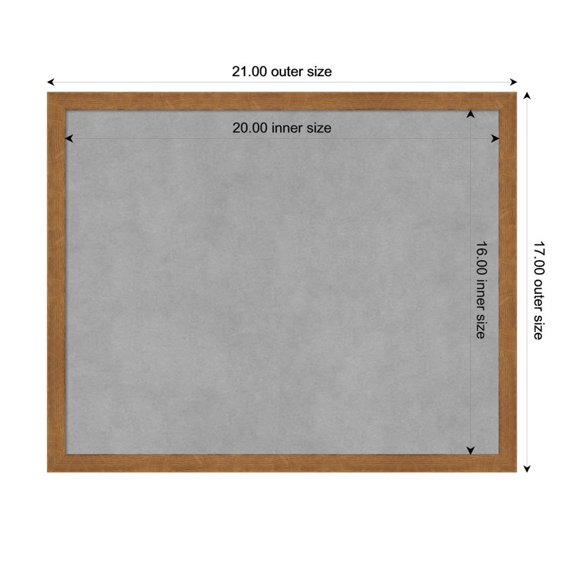 Tableau magnétique Carlisle, 17" H x 21" W