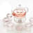 Ebern Designs Adalgisa 27oz. Stovetop Safe Glass Clear Teapot Set