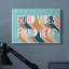 «Good Vibes Found Here Quote Pastel Color Pop» par Amanda Houston - impression d'art textuel-52745096-52745095