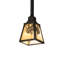 Luminaire suspendu carré à 1 lumière Maegan