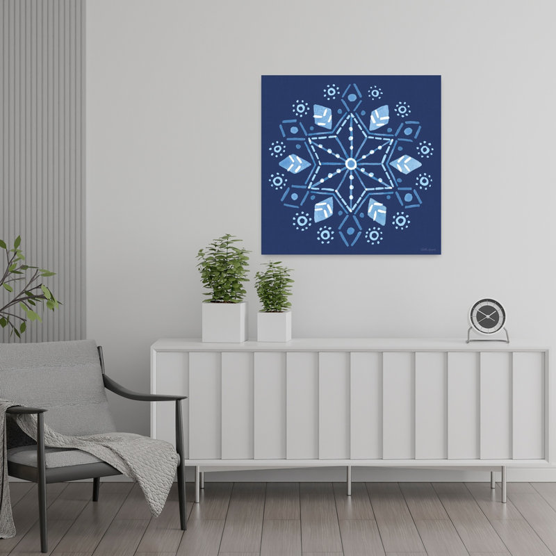 Paysage d'hiver contemporain Winter Sparkle, H 24 po x l 24 po