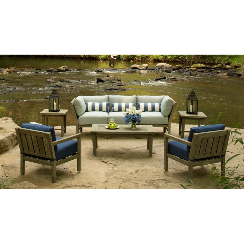 Club Aluminum Rectangular Coffee Table - Oyster, Oyster