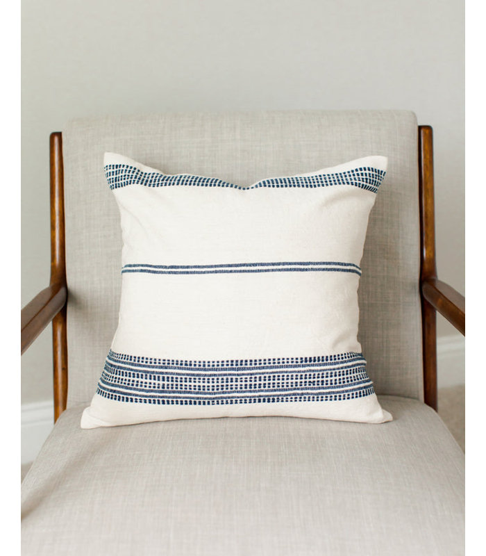 Housse de coussin Aden, Bleu