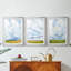 Lucid Skies I - Impression personnalisée de qualité supérieure avec passe-partout - 3 pièces