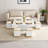 47.2" Multi-Functional Lift-Top Coffee Table With Storage Stools Foldable Convertible MDF-881987232