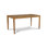 Del Ray 63-inch Rectangular Teak Outdoor Dining Table With Umbrella Hole