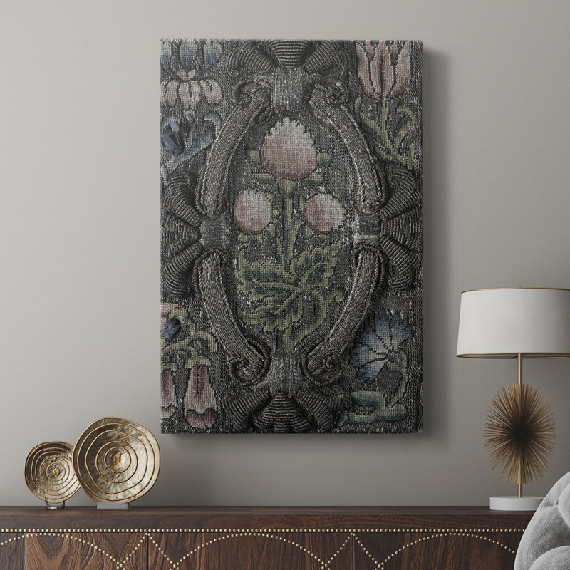 Reproduction abstraite rétro CXLV III - galerie sur mesure Cavas, H 48 po x l 32 po