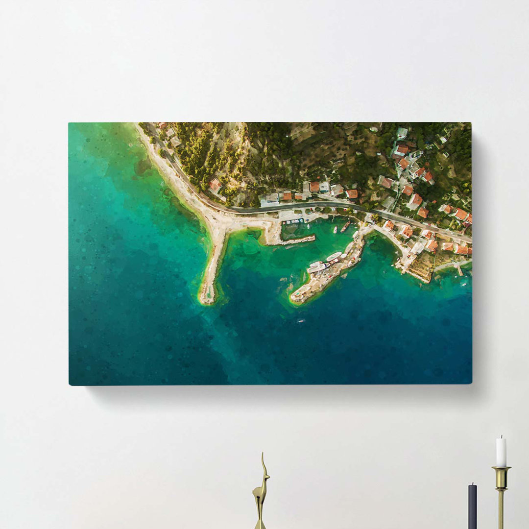 Croatia from Above - Wrapped Canvas