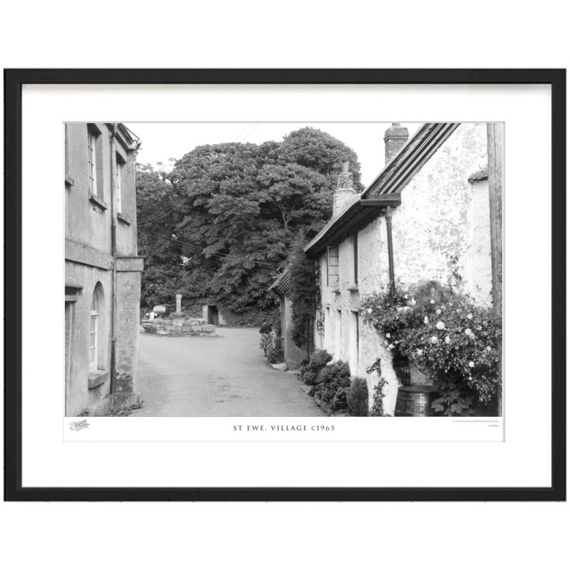St Ewe, Village C1965 by Francis Frith - Single Picture Frame Print, 45cm H x 60cm W x 2.3cm D