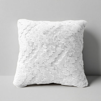 2X2 Ft Thick Plush Shag Shaggy Pillow Fluffy Soft Luxury Solid Color Decorative Cushion For Sofa, Couch, Bed, Living Room, Bedroom