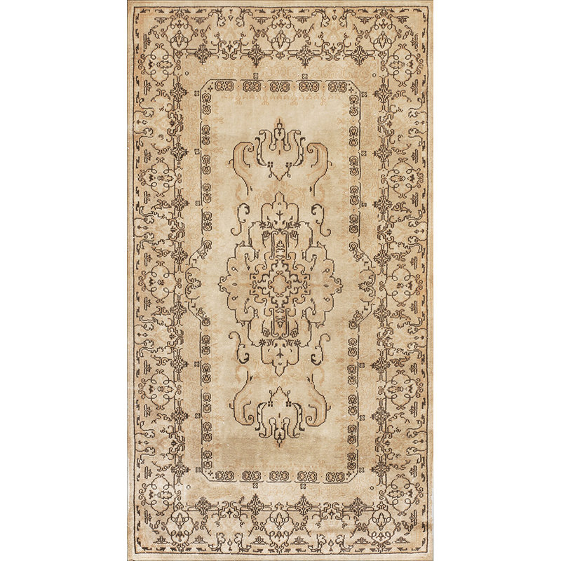 Tapis ivoire antique en laine Sivas