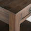 Table de bout rustique en bois d'acacia massif avec tiroir et tablette Wyandotte Monroe-721638856-786623095