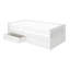 Lit convertible Elizabeth (deux places en lit king) avec tiroirs de rangement, blanc-2105580134