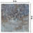 Ocean Coral Bay 6"X 6" Porcelain Floor and Wall Tile