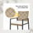 5-Piece Rattan Patio Set with Acacia Wood Table - All-Weather Outdoor Dining & Conversation Furniture-1858857374-1876517809