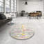 Tapis gris/rose zone contemporaine-662775150