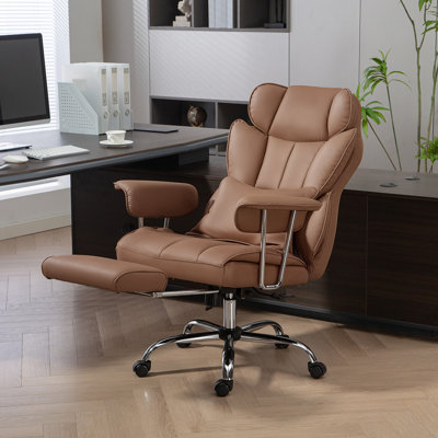 Fauteuil de bureau 400LBS, brun