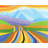 Mountain Road Multicolored Polyester Placemat | Home Decor