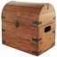 Boîte de rangement décorative en bois Jadis