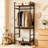 Shelaine 24 " Wide Hall Tree with Shoe Storage and Shelves