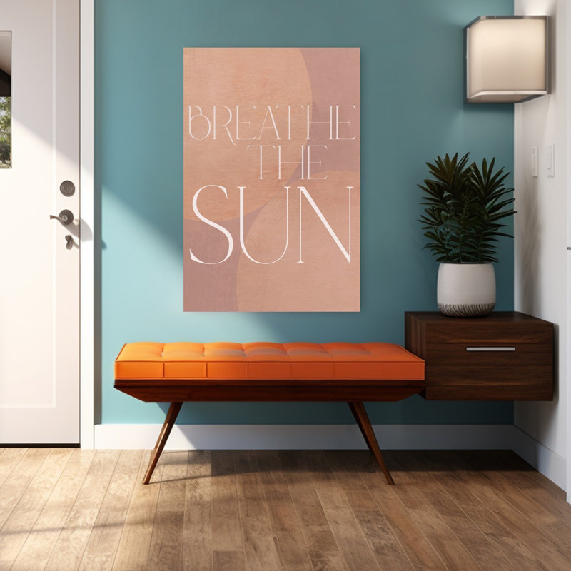 Goldenmantrasno34, impression abstraite, paysage minimaliste, nature, art mural, H 48 po x l 32 po