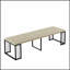 Table de salle à manger extensible moderne de 23,62 po à 118 po, pouvant accueillir de 2 à 10 personnes, table de salle à manger en bois peu encombrante pour la cuisine / salle à manger / salon, parfaite pour les réunions de famille / fêtes
