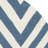 Dhurries Hand Woven Flat Weave Wool/Cotton Chevron Rug in Blue/Ivory-709916192